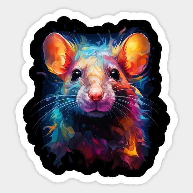 Rat Rainbow Sticker by JH Mart